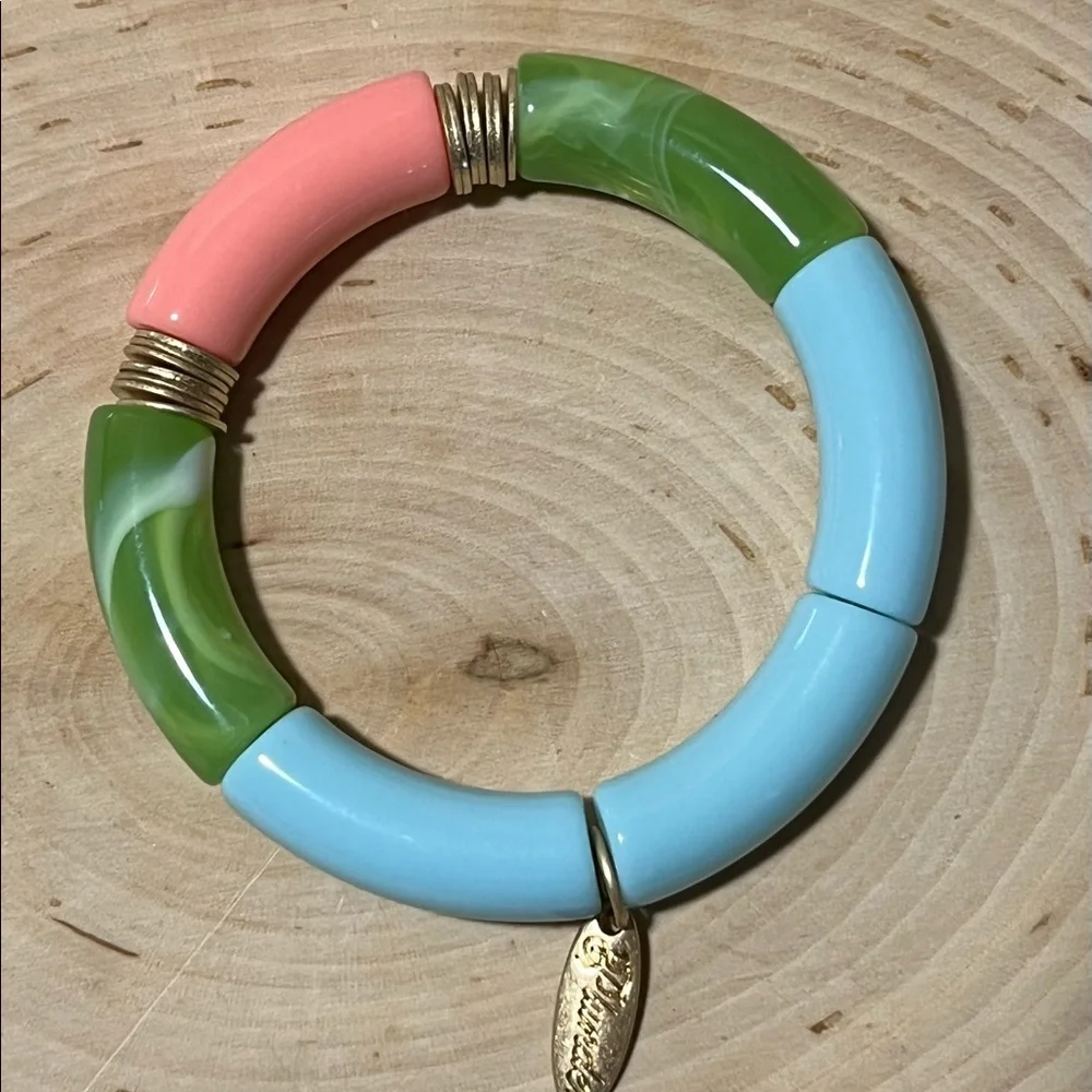 New summer collection Ellie acrylic bracelet by plunder design NWT